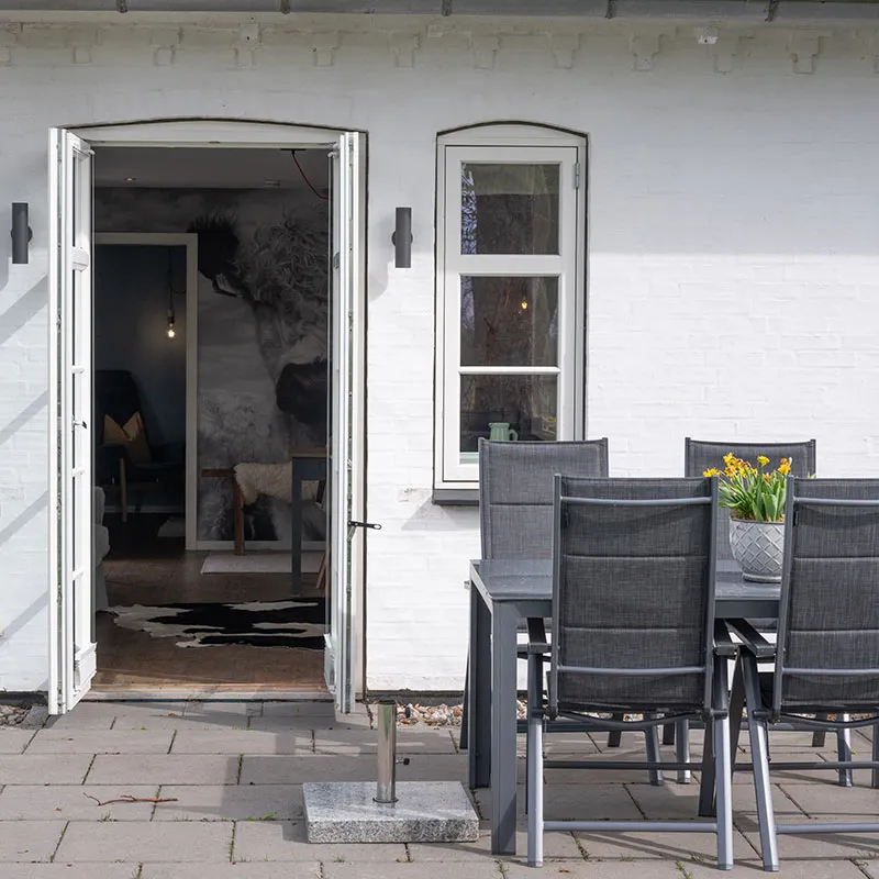 Terrasse vor der Ferienwohnung